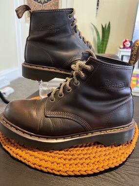 Vintage Dr. Martens Made in England Boots with Air-Cushioned Sole